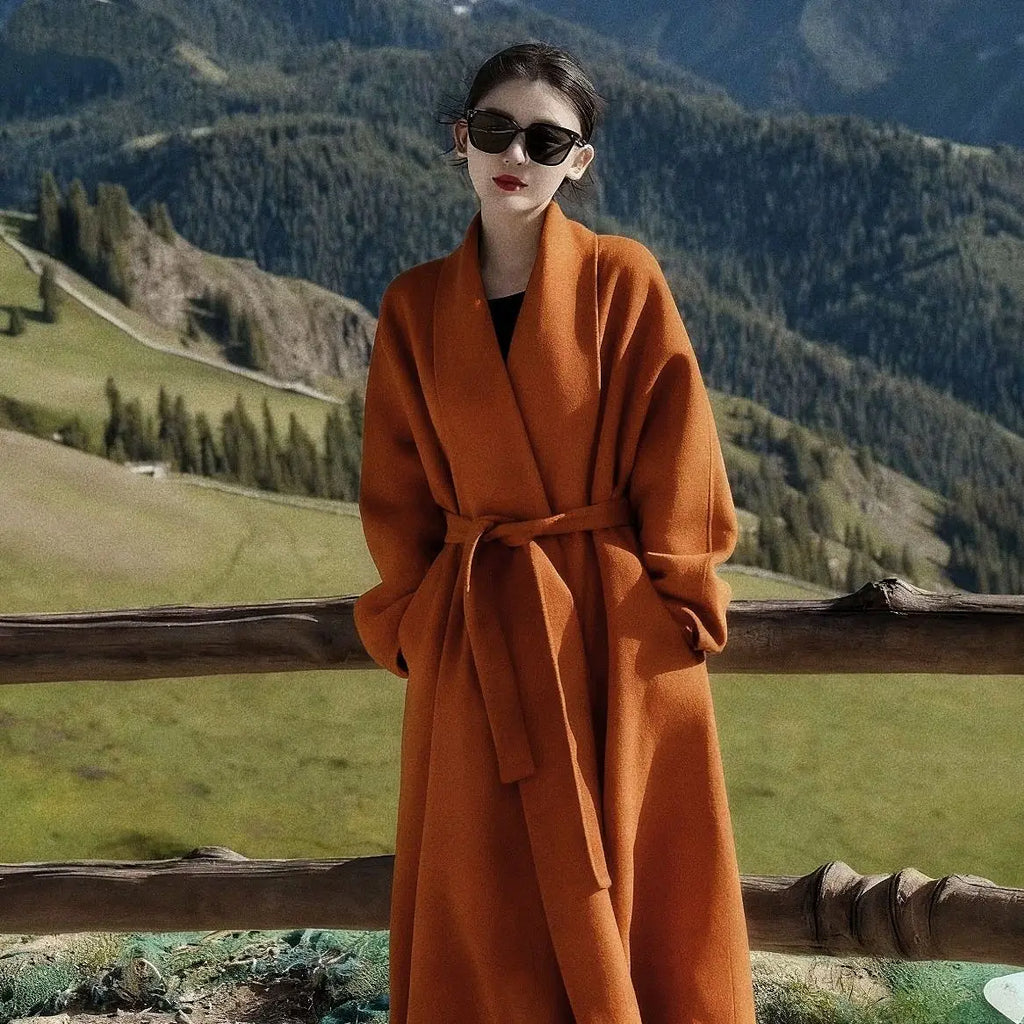 Manteau Laine Double Face Luxe