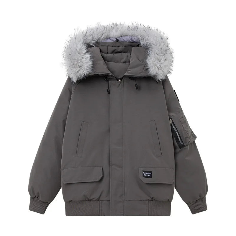 Parka Luxe Fourrure Col Hiver Femme