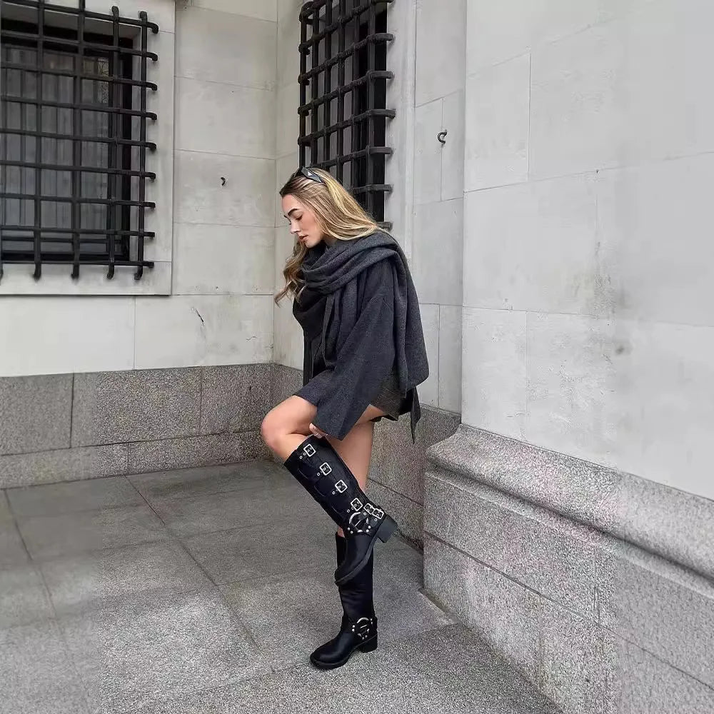 Veste Laine Élégance Écharpe Chic