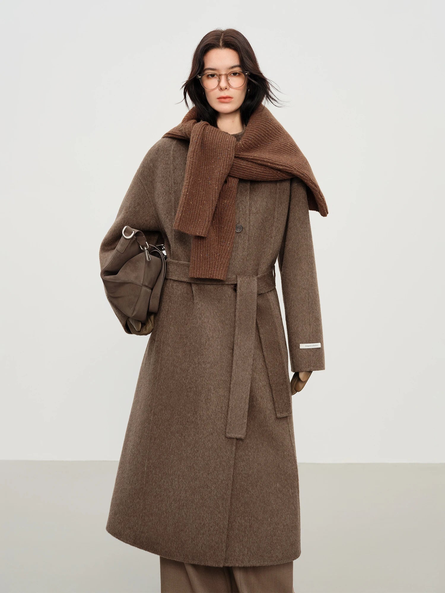 Manteau Laine Col Montant Élégance