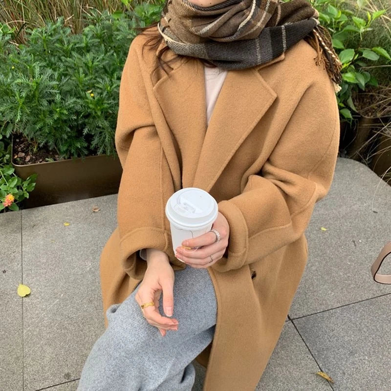 Manteau Laine Élégance Double