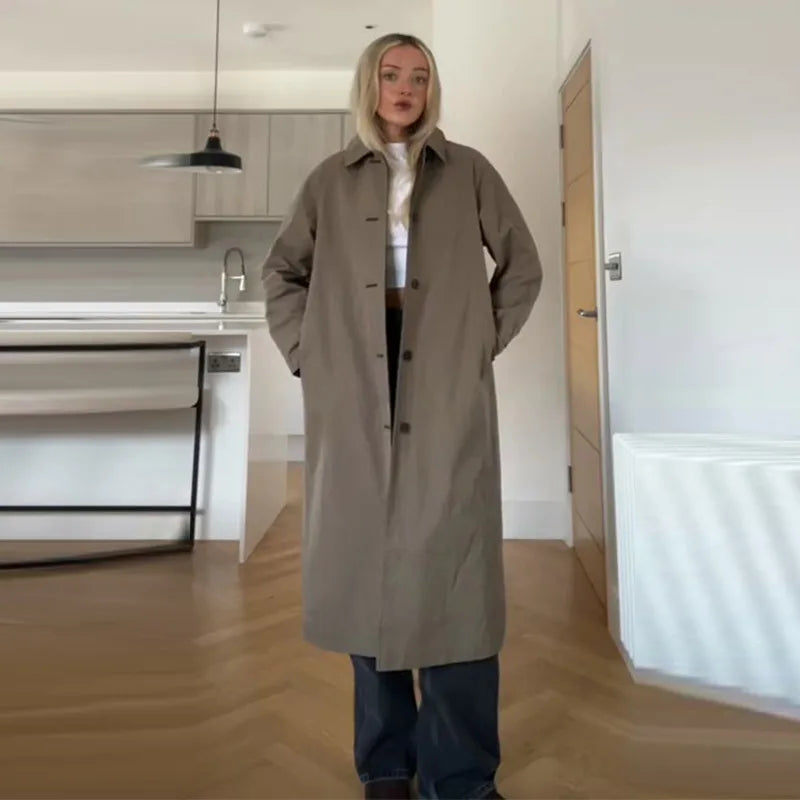 Manteau Réversible Carreaux Fourrure